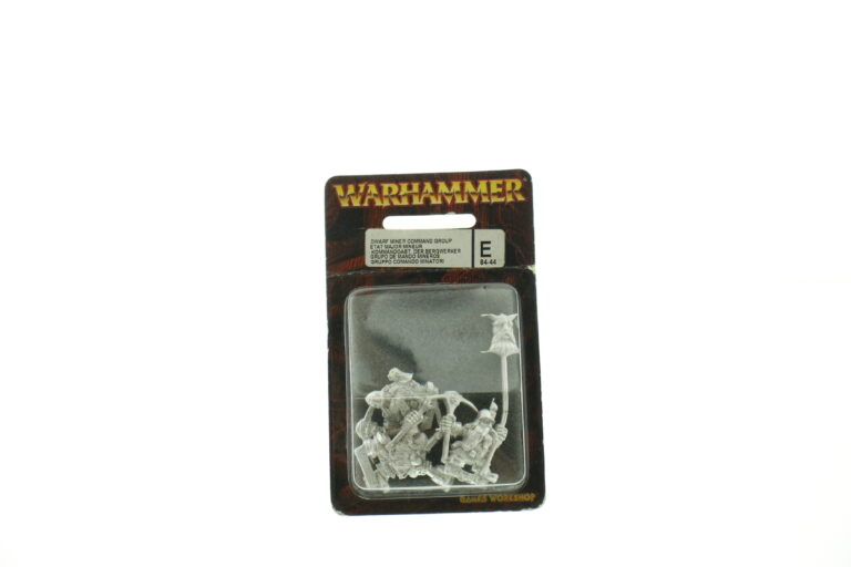 Warhammer Fantasy Dwarf Miners Command Group Whtreasury