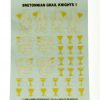 Warhammer Bretonnia Grail Knights Transfer Sheet