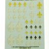 Warhammer Bretonnia Fleur de Lys Transfer Sheet