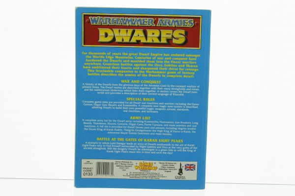 Warhammer Dwarfs Army Book