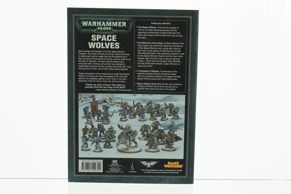 Warhammer 40.000 Space Wolves Codex | WHTREASURY