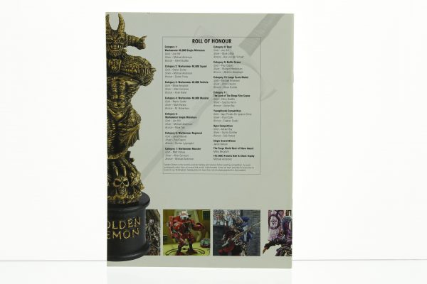 Warhammer Golden Demon 2003 Winners Booklet