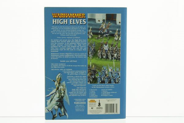 Warhammer High Elves Army Book