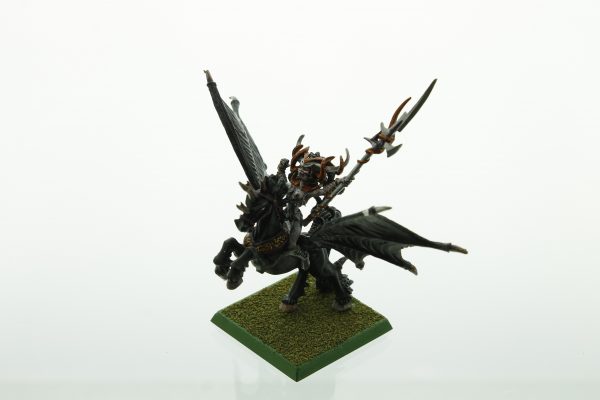 Warhammer Dark Elf Morathi on Pegasus Dark Elves