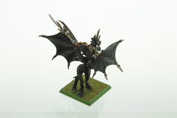 Warhammer Dark Elf Morathi on Pegasus Dark Elves