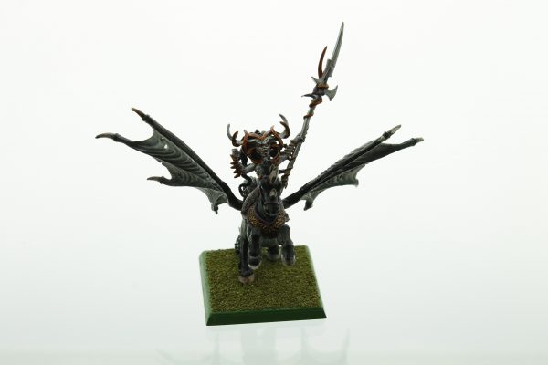 Warhammer Dark Elf Morathi on Pegasus Dark Elves