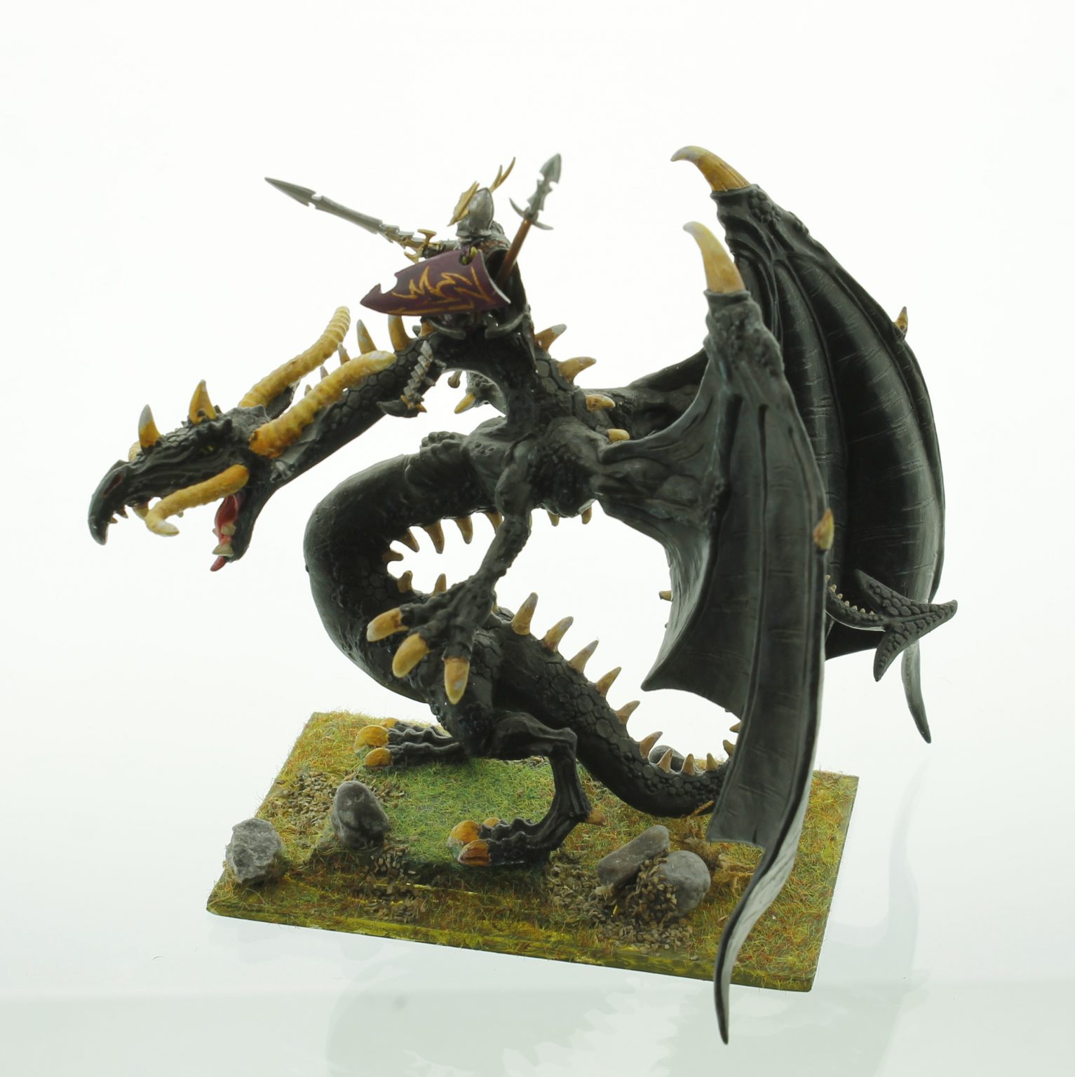 Warhammer Dark Elves Lord On Dragon | WHTREASURY