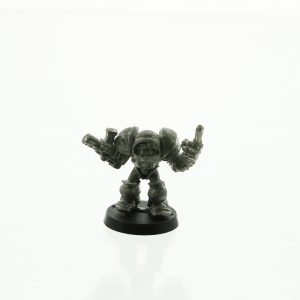 Rogue Trader Ork Nob with Combined Bionik Arm Flamer & Laspistol