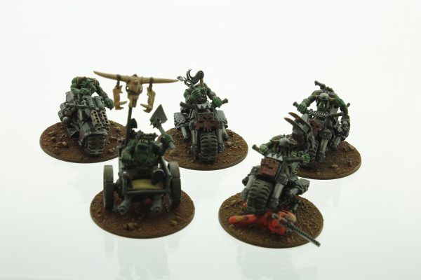 Space Orks Warbiker Mob