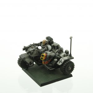 Warhammer 40K Space Marines Black Templars Attack Bike Metal