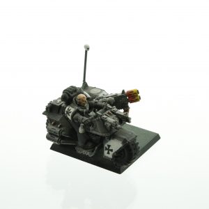 Warhammer 40K Space Marines Black Templars Attack Bike Metal