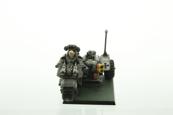 Warhammer 40K Space Marines Black Templars Attack Bike Metal