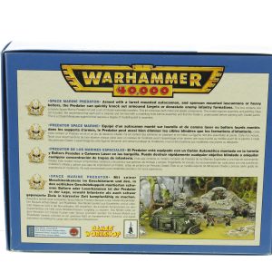 Warhammer 40K Space Marines Predator Metal