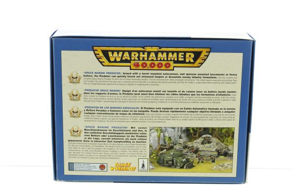 Warhammer 40K Space Marines Predator Metal