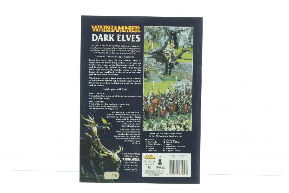dark elf codex 8th edition