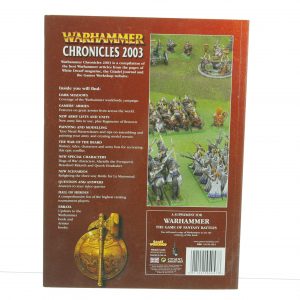 Warhammer Chronicles 2003 Book