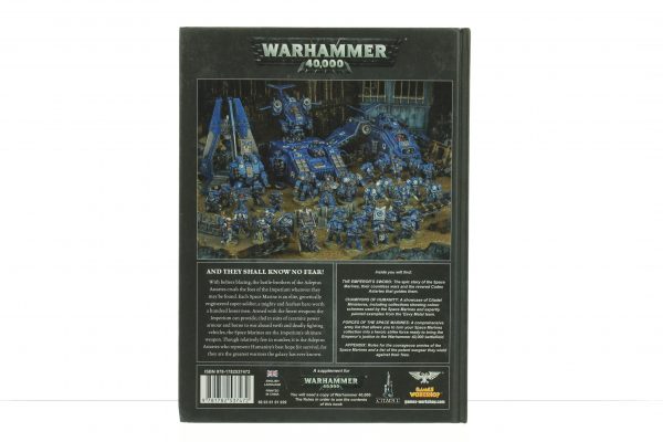 Warhammer 40K Adeptus Astartes Space Marines Codex