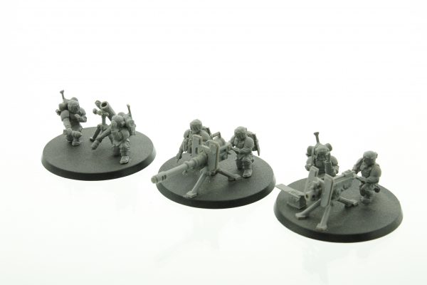 Warhammer 40.000 Imperial Guard Cadian Heavy Weapon Squad Team Astra Militarum