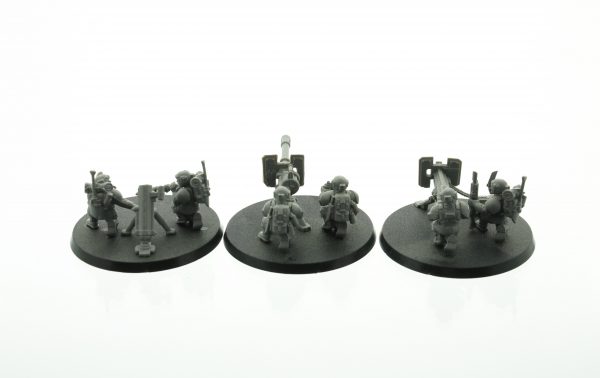 Warhammer 40.000 Imperial Guard Cadian Heavy Weapon Squad Team Astra Militarum