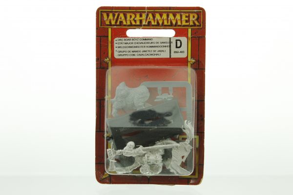 Warhammer Fantasy Orcs & Goblins Boar Boyz Command Blister