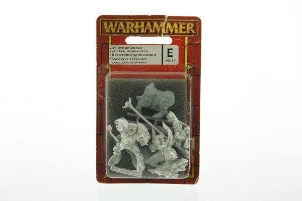 Warhammer Orcs & Goblins Orc Warlord Grotfang on Boar