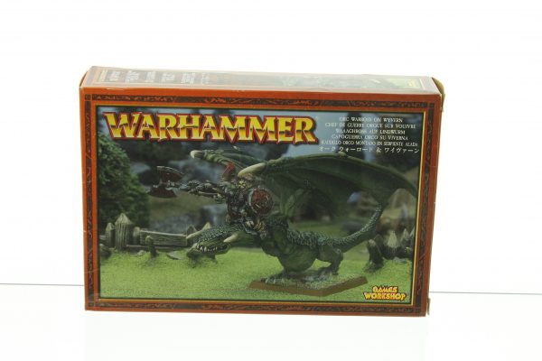 Warhammer Orcs & Goblins Orc Warboss on Wyvern