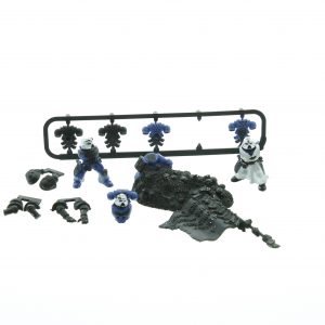 Warhammer 40K Space Marines Iwo Jima Flag Diorama Skullz