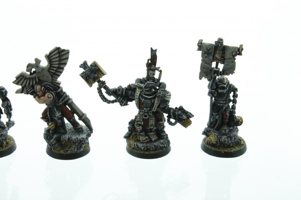 Black Templars Chaplain Grimaldus & Retinue