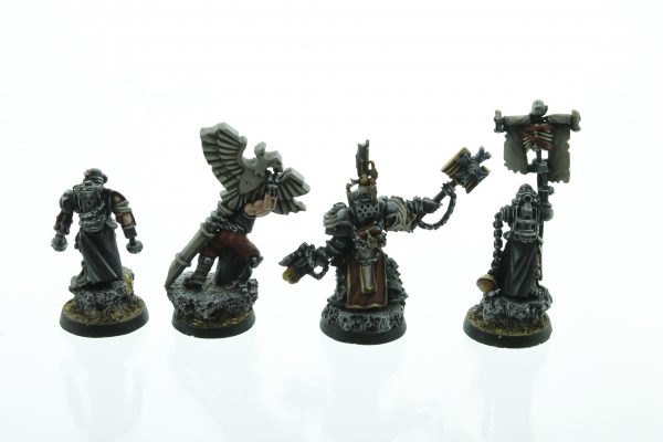 Black Templars Chaplain Grimaldus & Retinue