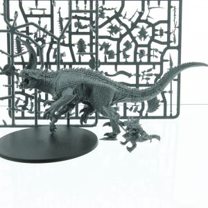 Warhammer Seraphon Oldblood Saurus on Carnosaur