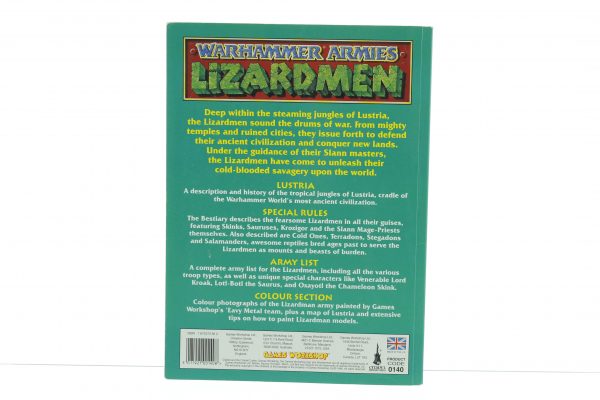 Warhammer Fantasy Lizardmen Army Book