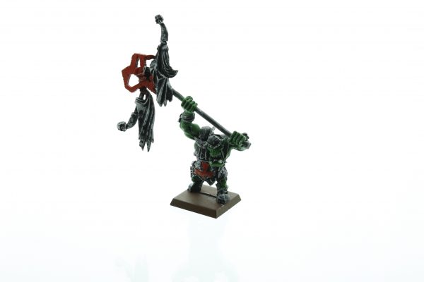 Limited Edition Black Orc Army Standard Bearer