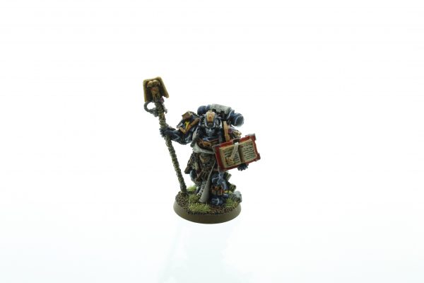 Space Marine Librarian with Staff & Book