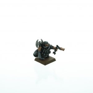 Warhammer Fantasy Dwarf Lord with Pistol & Axe