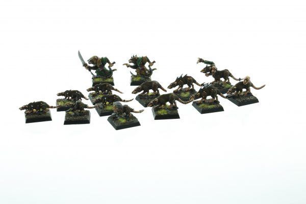 Skaven Clan Moulder Giant Rats Packmaster