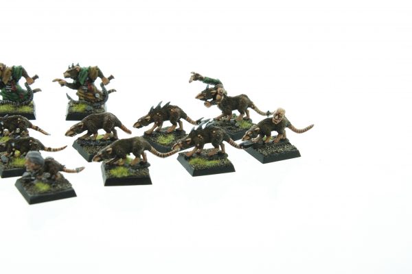 Skaven Clan Moulder Giant Rats Packmaster