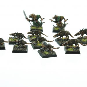 Skaven Clan Moulder Giant Rats Packmaster