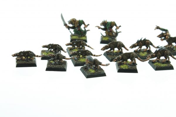 Skaven Clan Moulder Giant Rats Packmaster