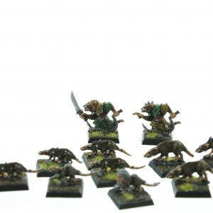 Skaven Clan Moulder Giant Rats Packmaster