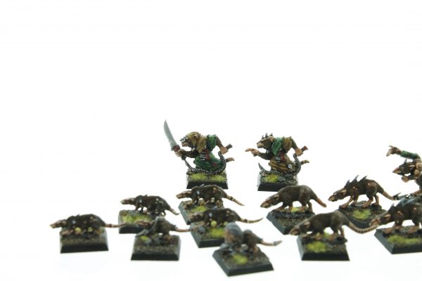 Skaven Clan Moulder Giant Rats Packmaster