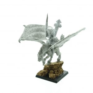 Dark Elf Sorceress on Dark Pegasus