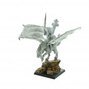 Dark Elf Sorceress on Dark Pegasus