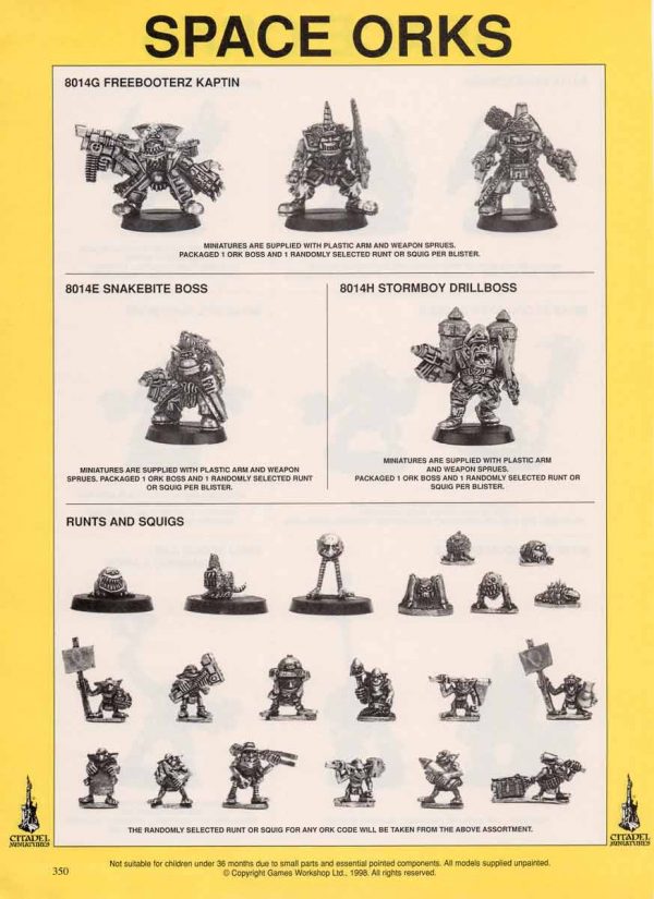 Space Orks Squigs