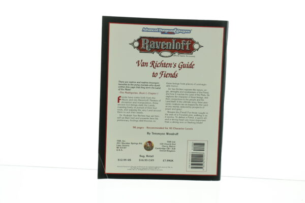 Ravenloft Van Richten's Guide to Fiends