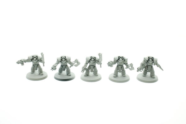 Cataphractii Terminators with Forge World Power Axe Upgrade Set