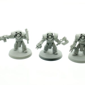 Cataphractii Terminators with Forge World Power Axe Upgrade Set