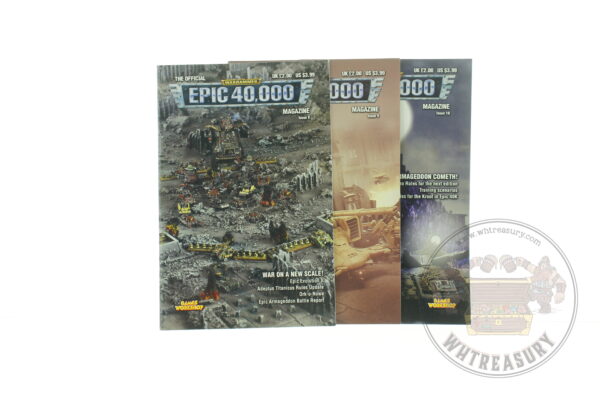 Epic 40.000 Magazines Issues 8, 9 & 10