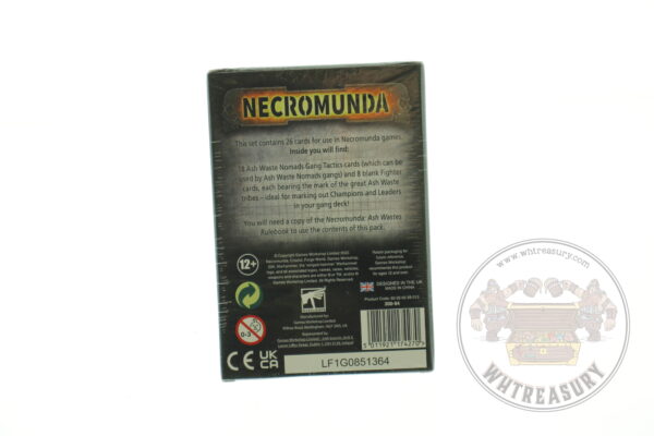 Necromunda Ash Waste Nomads Gang Tactics Cards