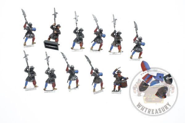 Bretonnian Men At Arms with Halberds